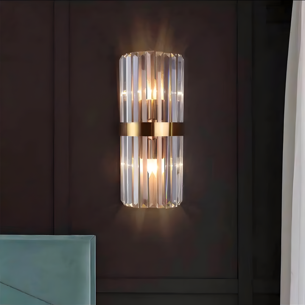 Elegant Crystal Wall Light