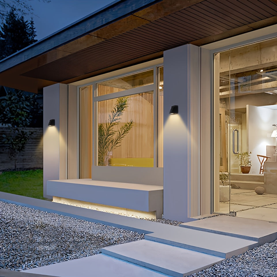 Contemporary LED Outdoor Wall Light — Energy-Efficient, Weatherproof Exterior Fixture