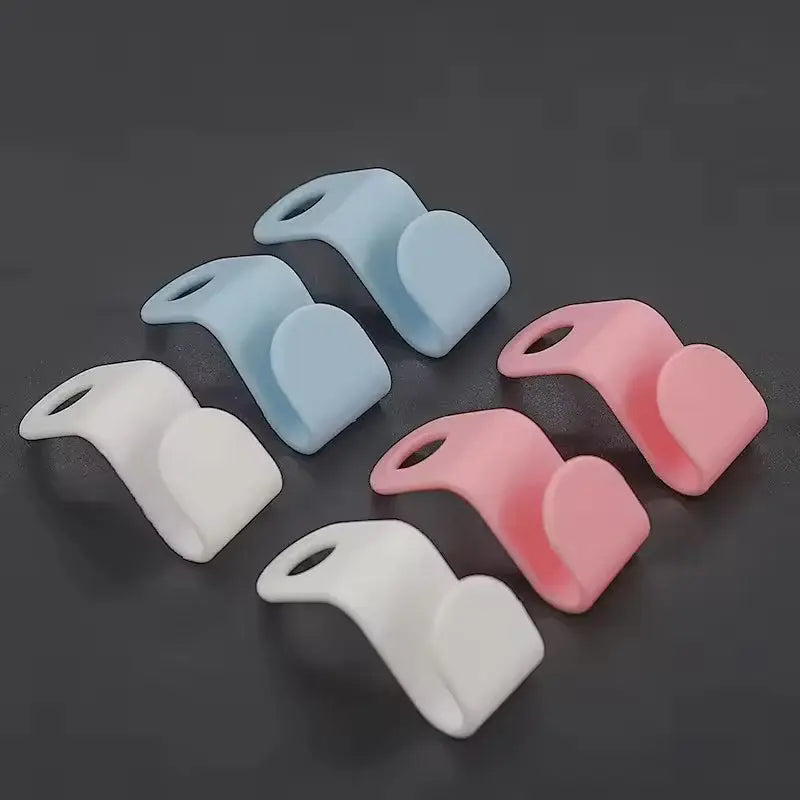 Mini Hanger Connector Hooks with Cascading Design for Wardrobe Space Saving Storage