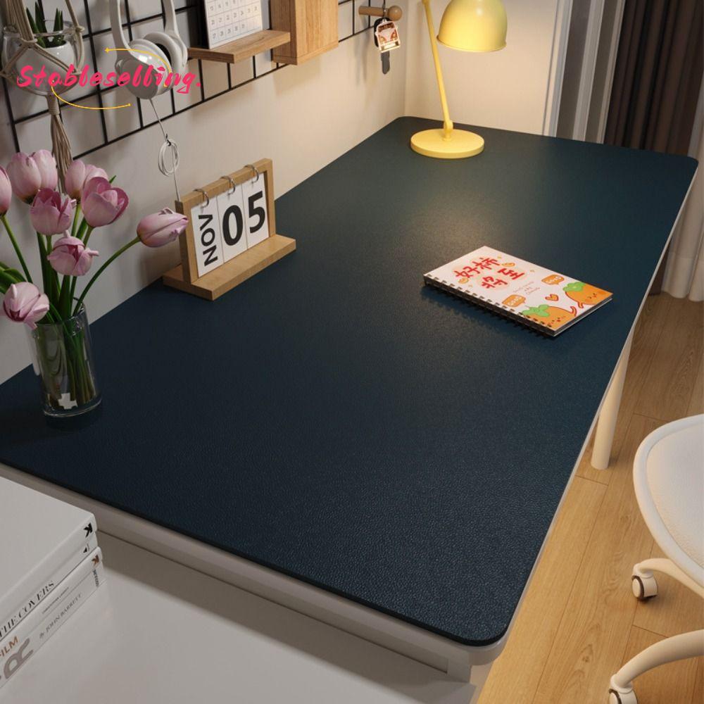 Large PU Leather Desk Pad for Office and Home, Waterproof Non-Slip Desk Protector Mat and Extended Mouse Pad for Keyboard and Desktop Use