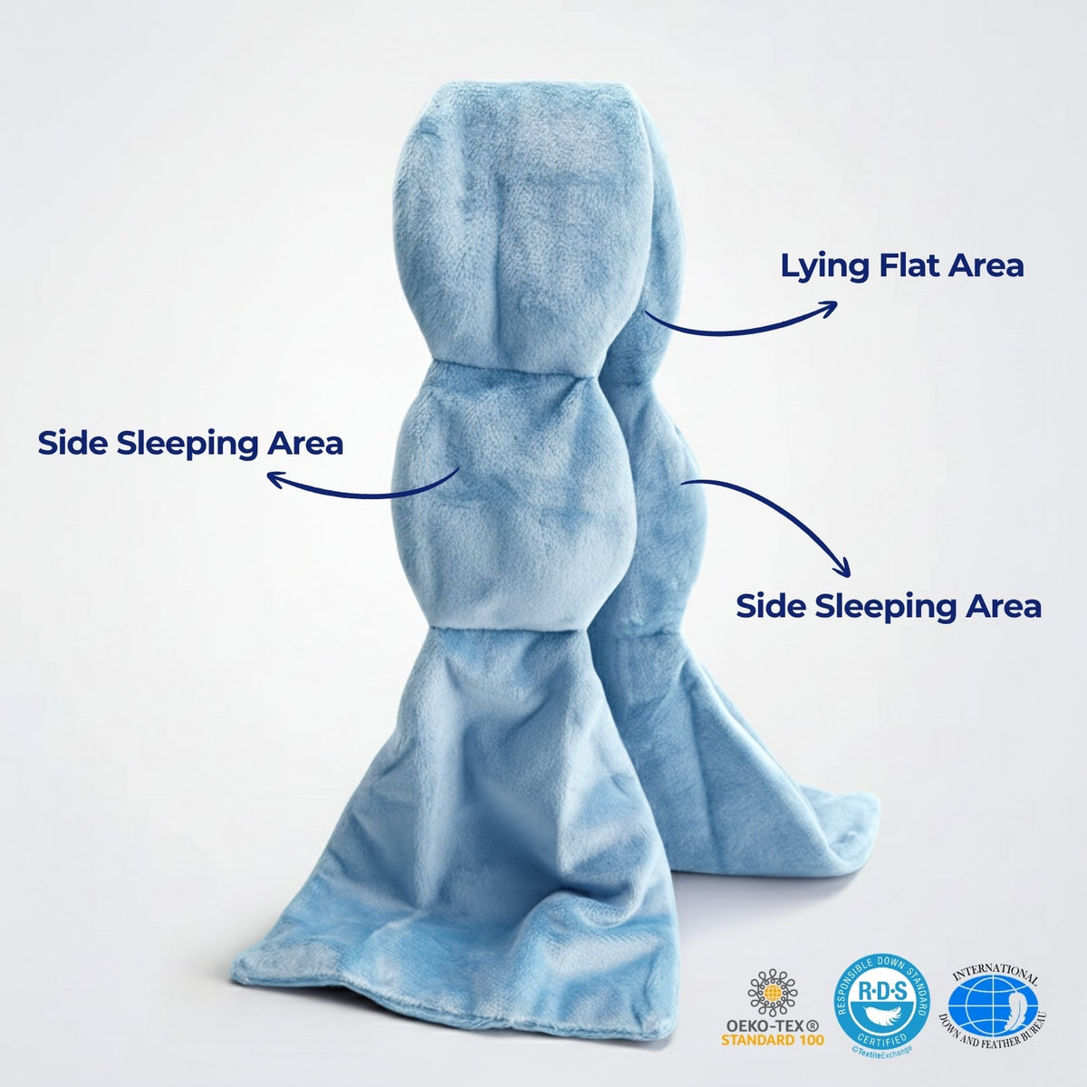 Weighted Sleep Mask with Gentle Pressure and Light Blocking Design for Travel Rest and Daily Relaxation
