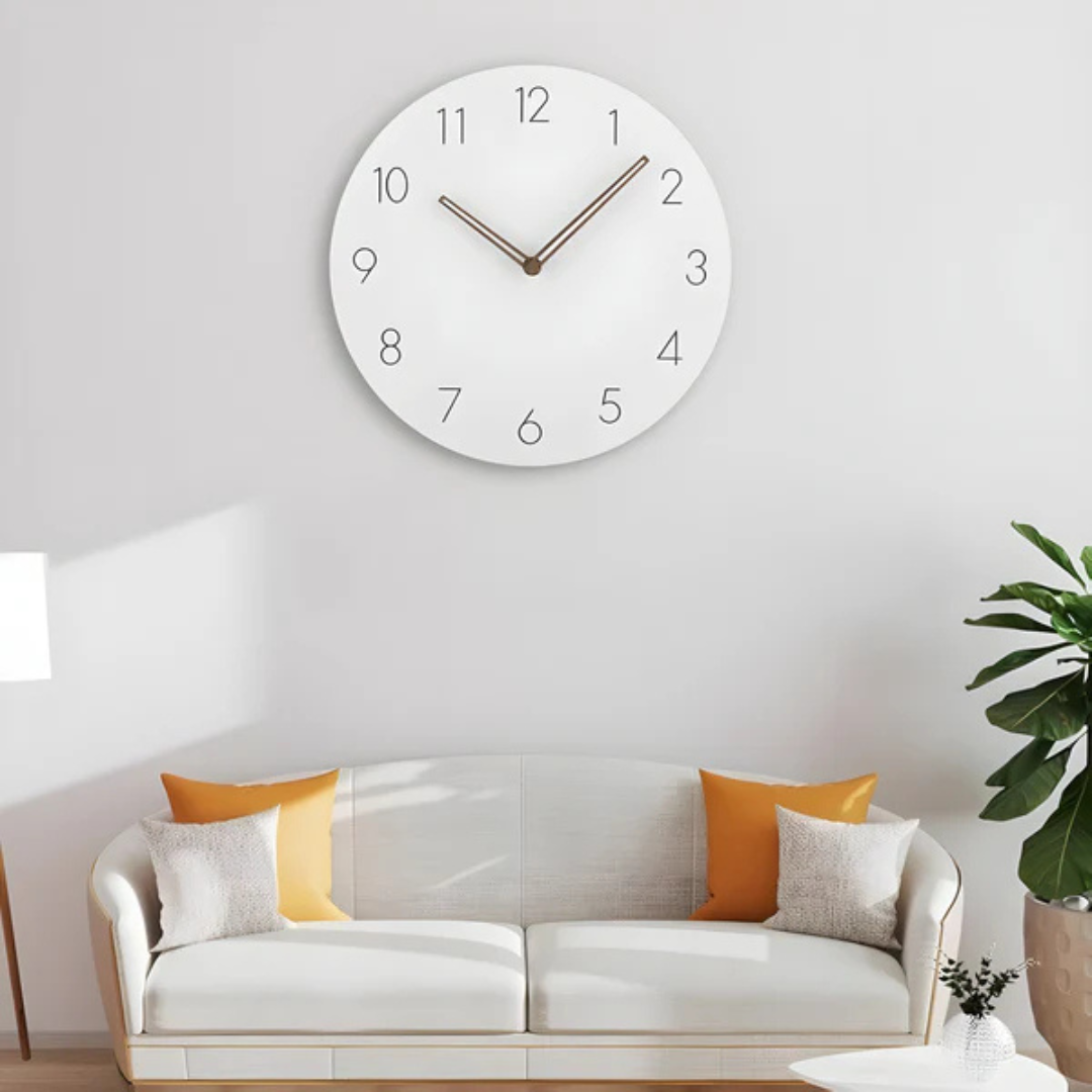 Nork Sleek Minimalist Wall Clock - Modern Timepiece for Any Room