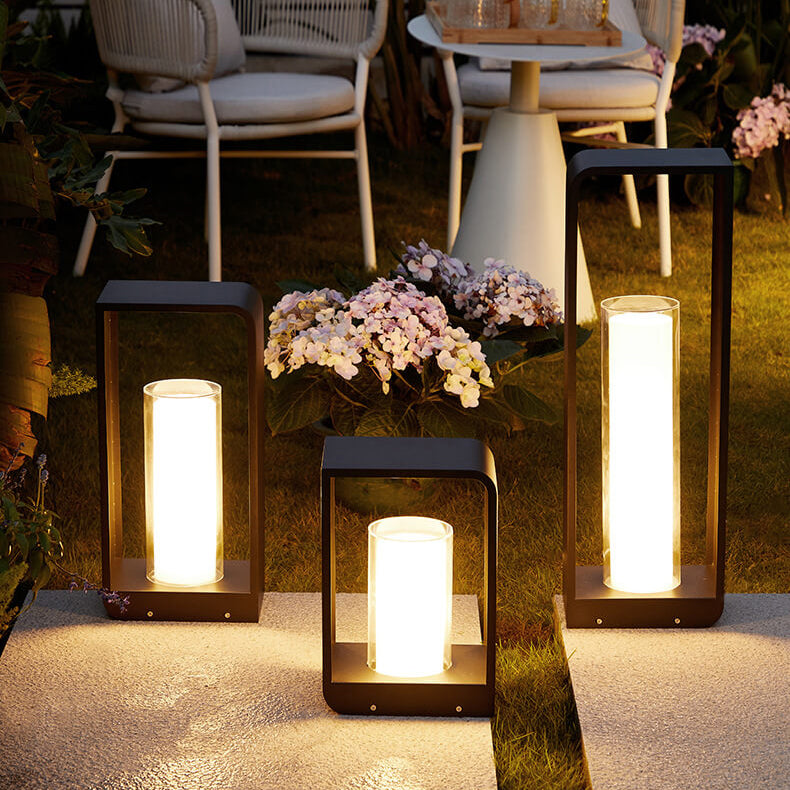 Sleek Modern Square Outdoor LED Light