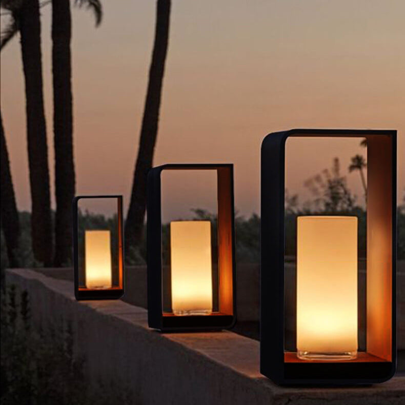 Sleek Modern Square Outdoor LED Light
