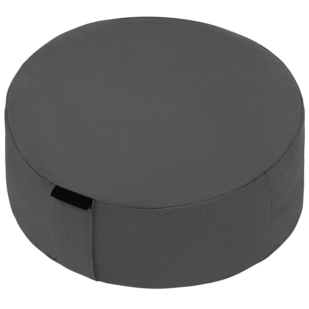 Zafu Meditation Seat Cushion with Removable Cotton Cover and Memory Foam Core for Yoga and Floor Sitting