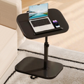 Adjustable Wooden Side Table with Freestanding Metal Frame for Flexible Home Storage and Everyday Use