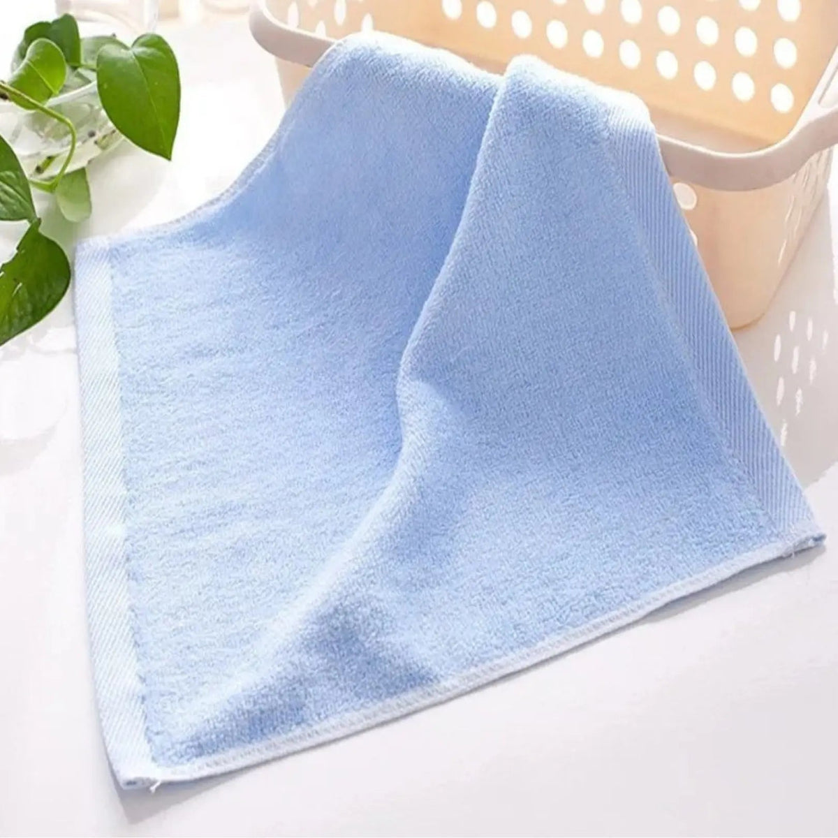 Luxury Washcloths Towel Set in Bamboo Rayon for Bathroom, Spa, Kitchen and Baby Care