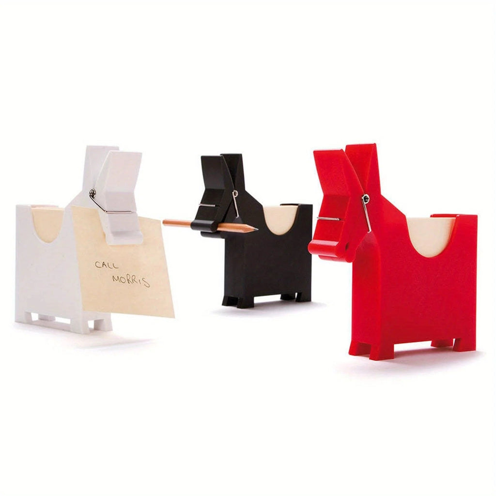 Desktop Memo Holder Acrylic Note Pad Holder for Stationery and Office Desk Notes