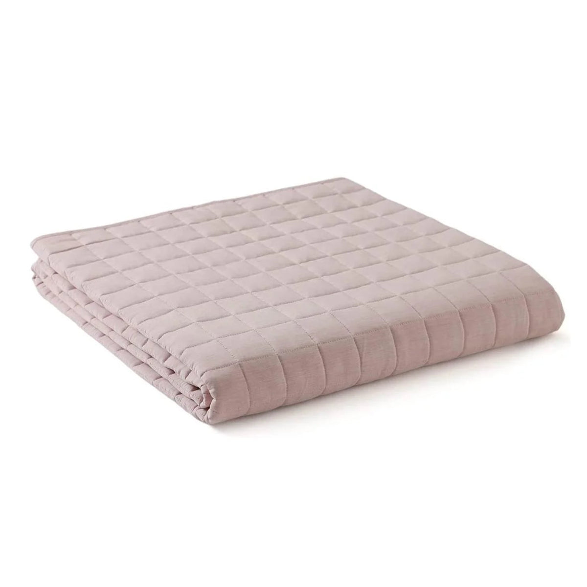 Weighted Cooling Blanket with Glass Beads for Even Weight Distribution and Year-Round Sleep Comfort