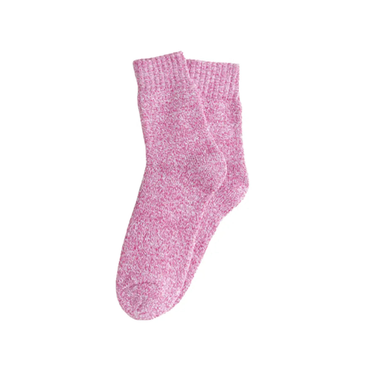 Women’s Wool Lined Winter Socks with Thickened Knit for Mid Calf Warm Indoor Comfort