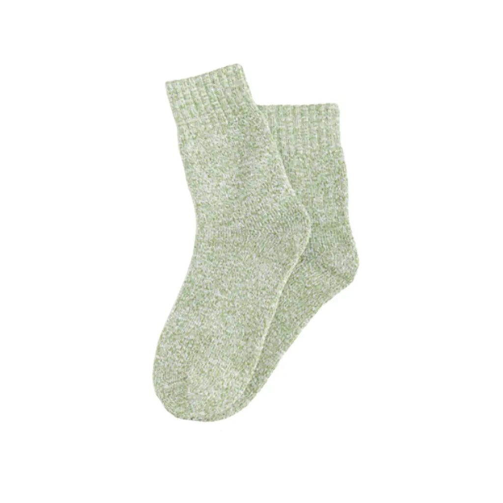 Women’s Wool Lined Winter Socks with Thickened Knit for Mid Calf Warm Indoor Comfort