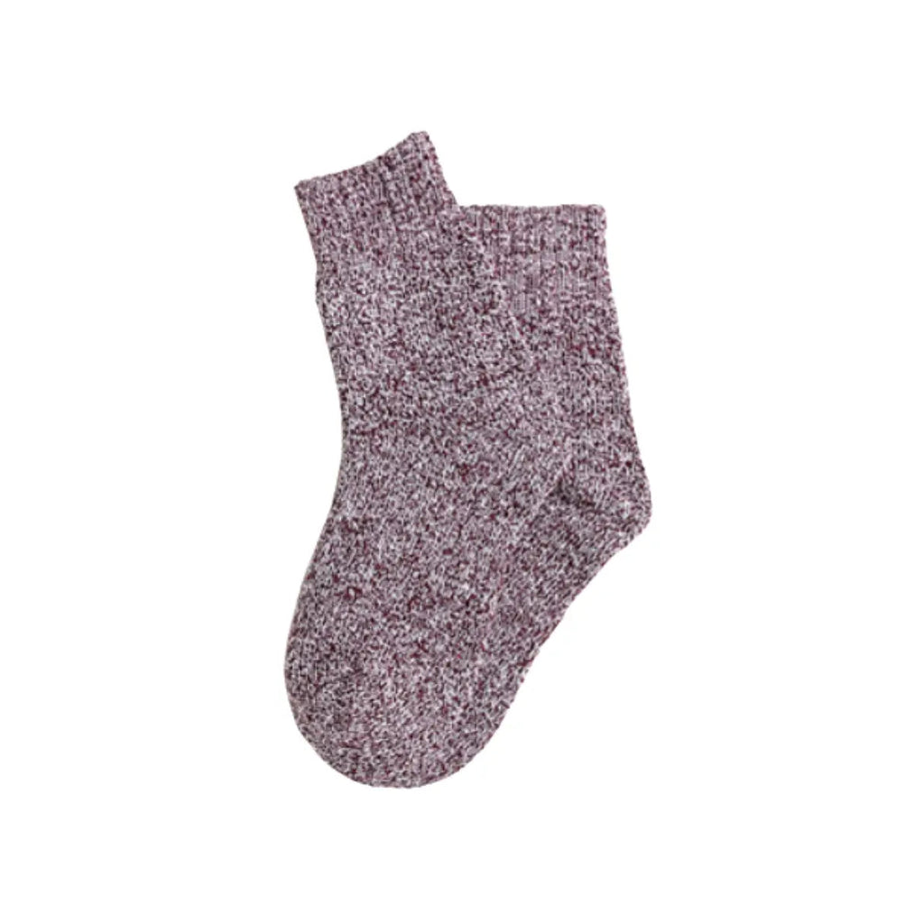 Women’s Wool Lined Winter Socks with Thickened Knit for Mid Calf Warm Indoor Comfort