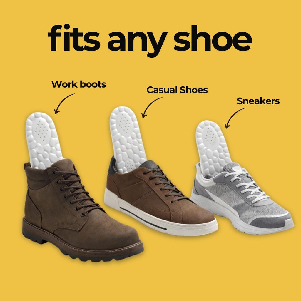 Clouds Memory Foam Insoles with Arch Support and Cushioned Design for Everyday Shoe Comfort