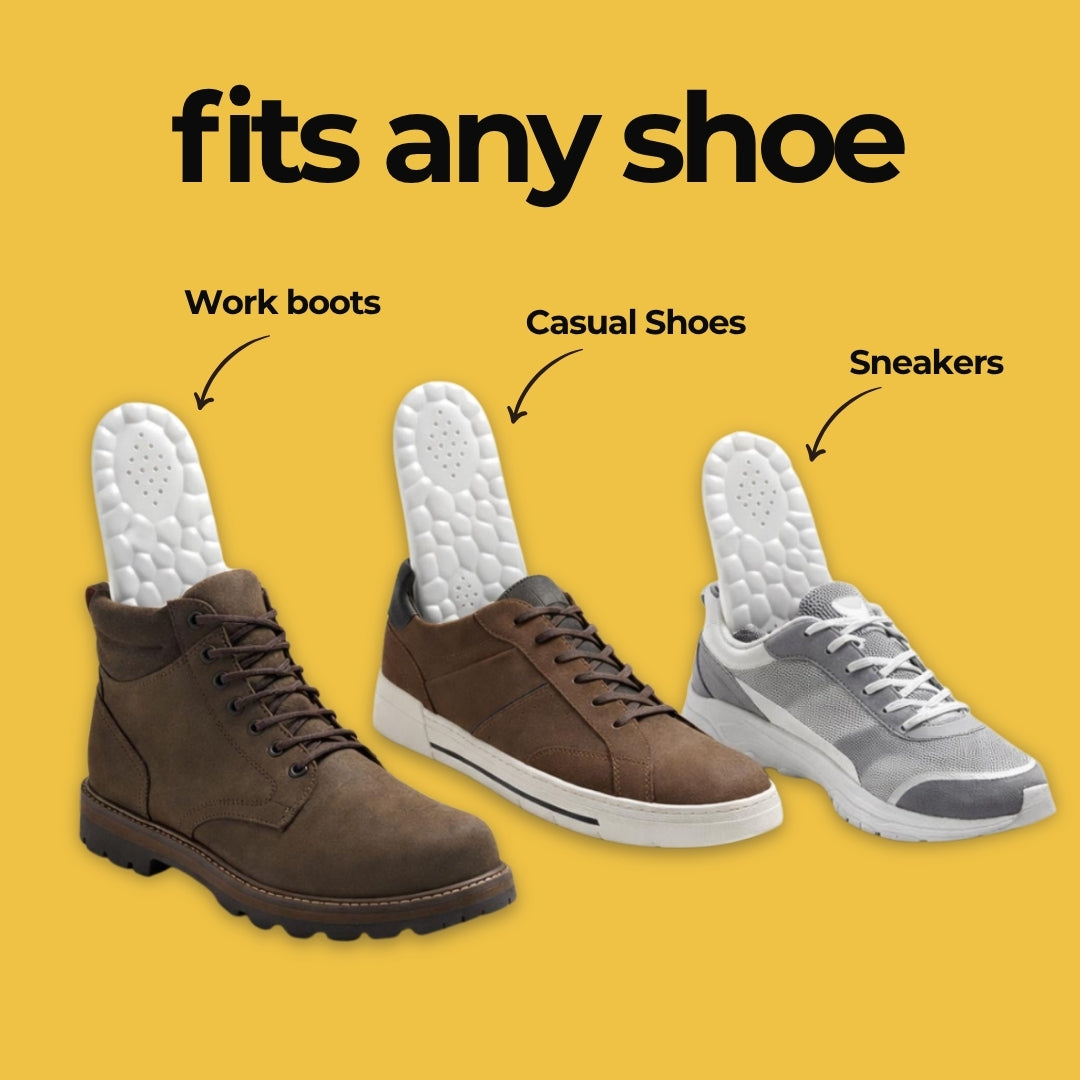 Clouds Memory Foam Insoles with Arch Support and Cushioned Design for Everyday Shoe Comfort