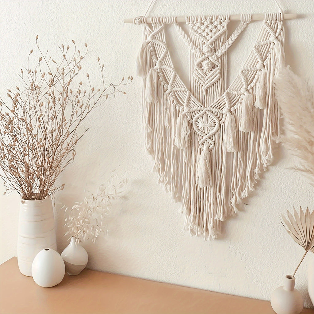 Bohemian Macrame Wall Art - Handcrafted Boho Wall Hanging
