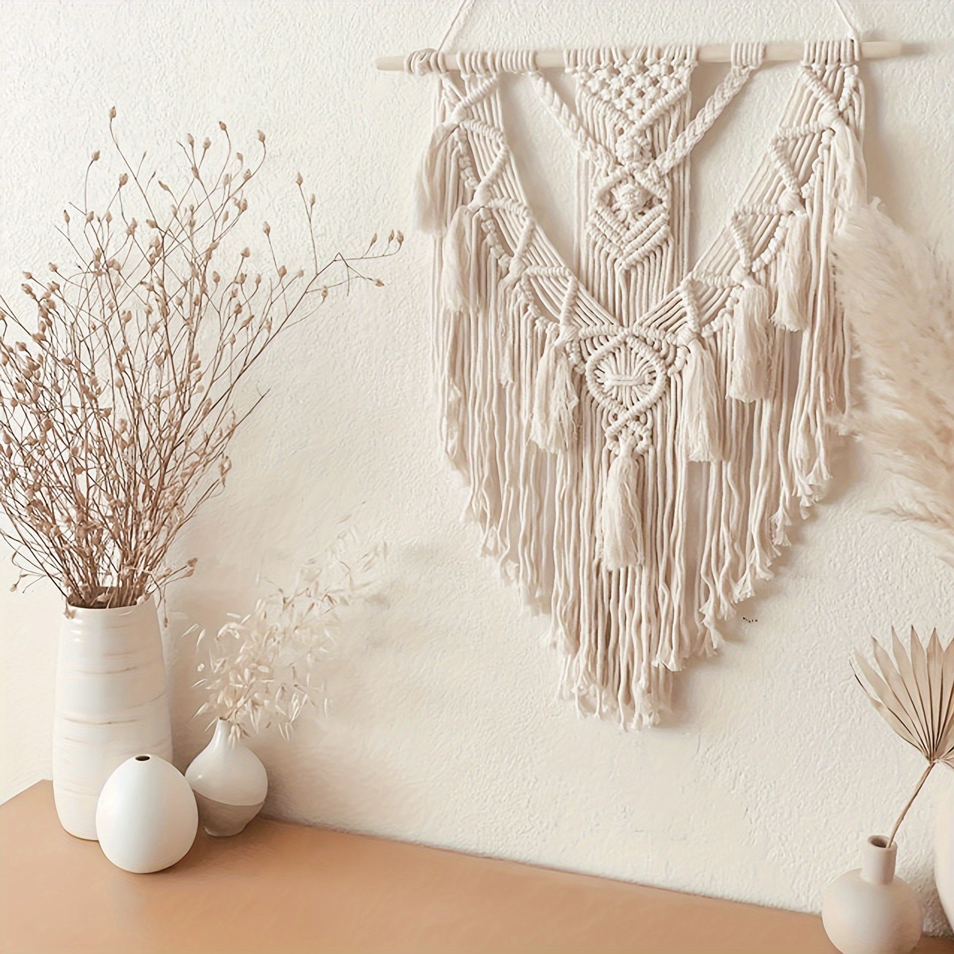Bohemian Macrame Wall Art - Handcrafted Boho Wall Hanging