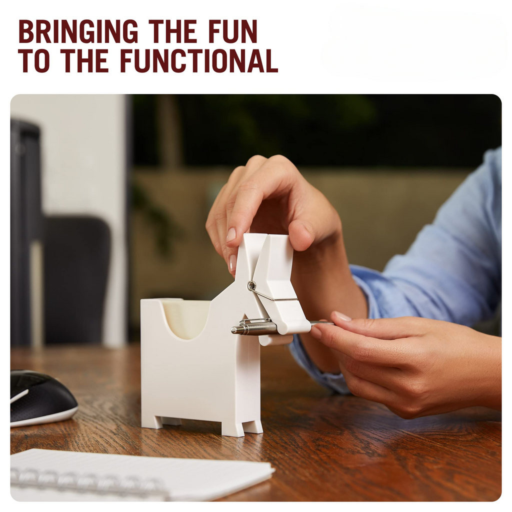 Desktop Memo Holder Acrylic Note Pad Holder for Stationery and Office Desk Notes