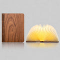 LED Wooden Book Lamp with 3 Color Modes USB Rechargeable for Kids Bedside or Bedroom Decor