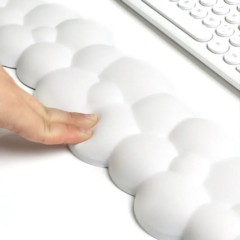 Cloud Wrist Pad with Memory Foam Design for Keyboard and Mouse Desk Use