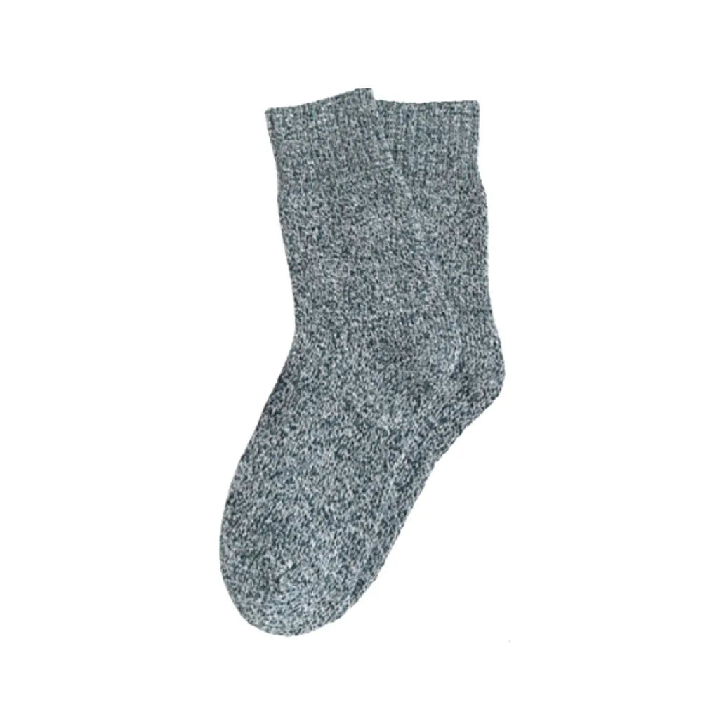Women’s Wool Lined Winter Socks with Thickened Knit for Mid Calf Warm Indoor Comfort