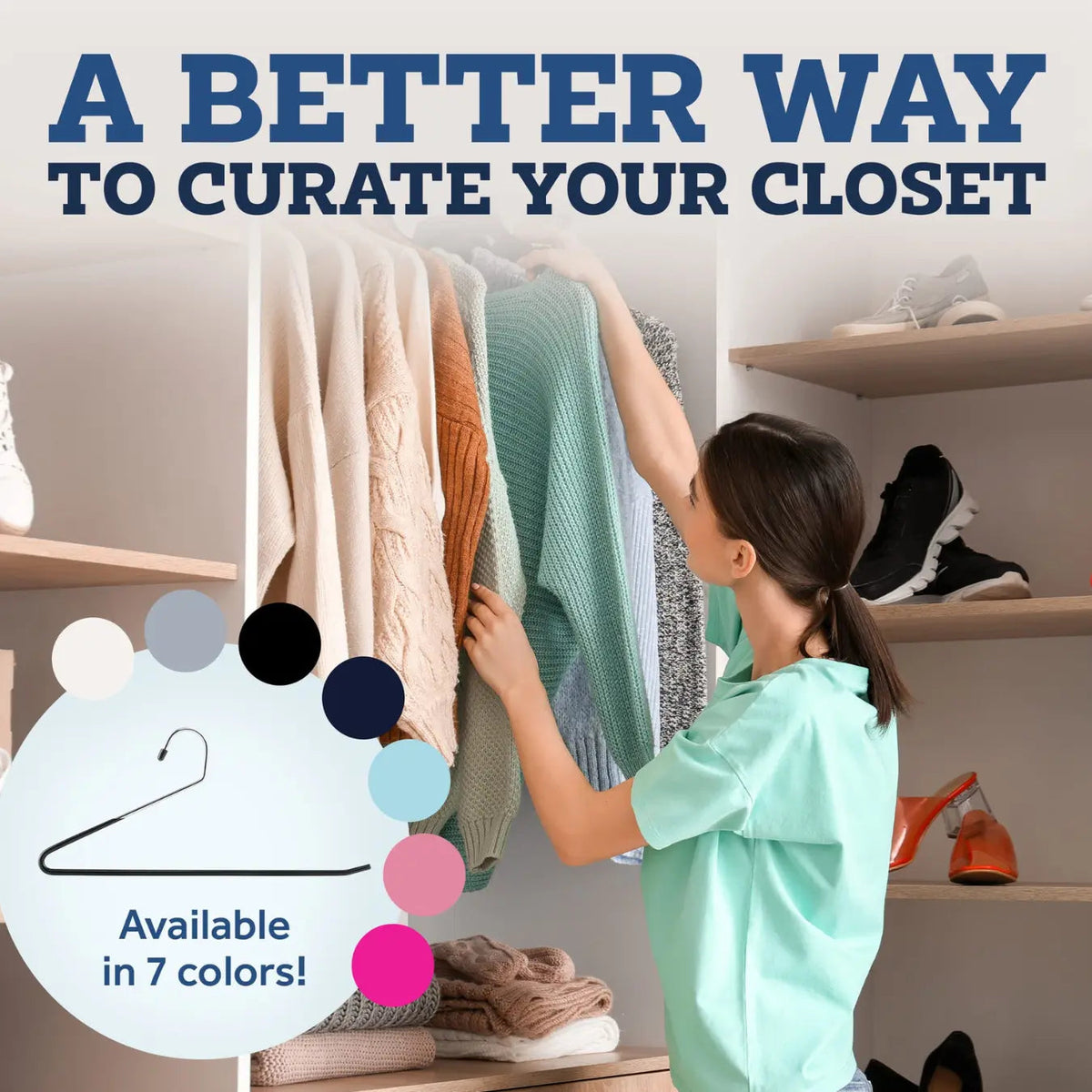 Z-Shaped Metal Pants Hangers Set with Non-Slip Design for Wardrobe and Closet Organization
