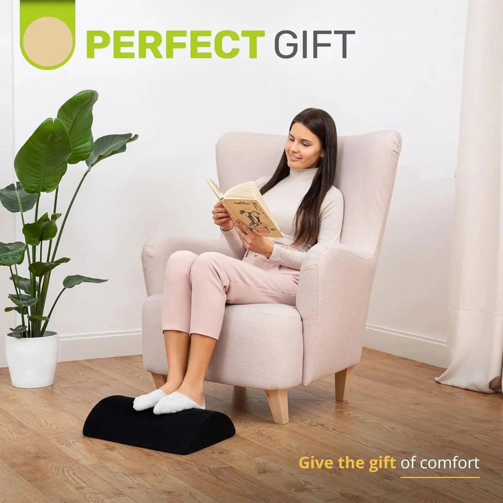 Ergonomic Under Desk Comfort Rest Cushion with Soft Foam Design for Work and Home Seating