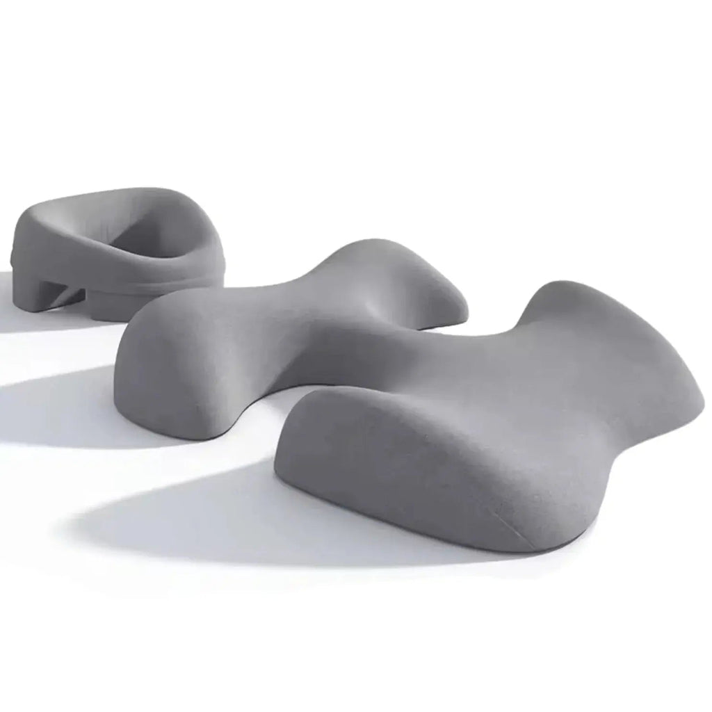 Massage Cradle Pillow Cushion Set with Detachable Washable Covers for Table and Floor Use