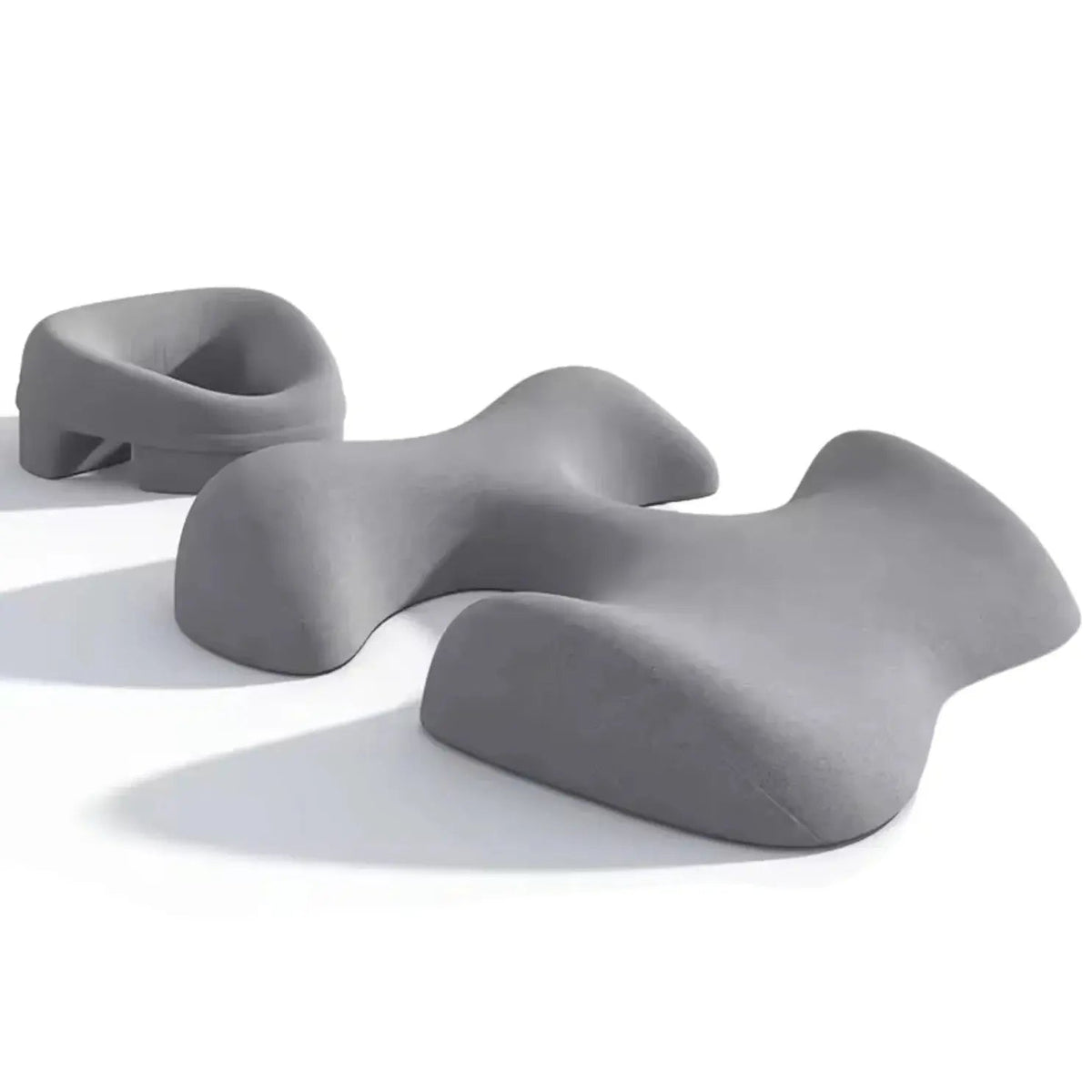 Massage Cradle Pillow Cushion Set with Detachable Washable Covers for Table and Floor Use