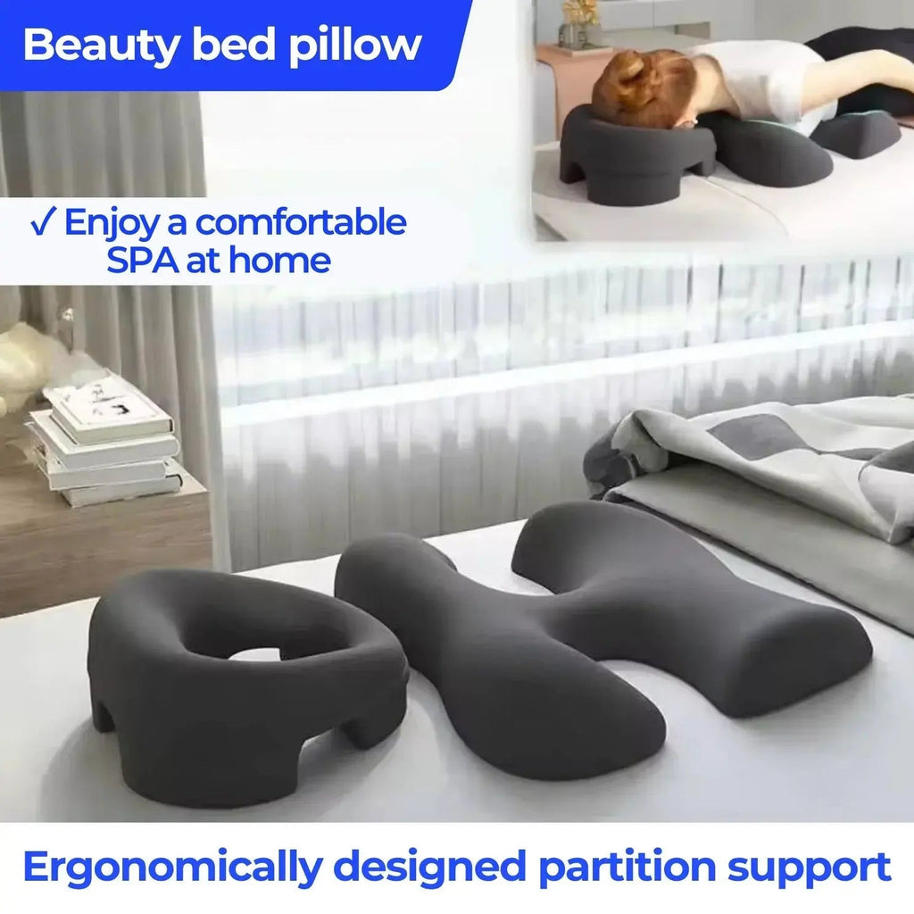 Massage Cradle Pillow Cushion Set with Detachable Washable Covers for Table and Floor Use
