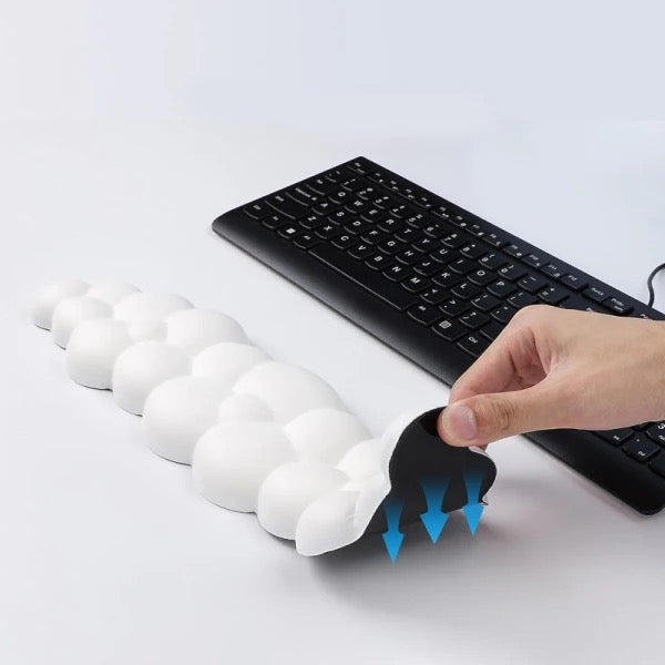Cloud Wrist Pad with Memory Foam Design for Keyboard and Mouse Desk Use