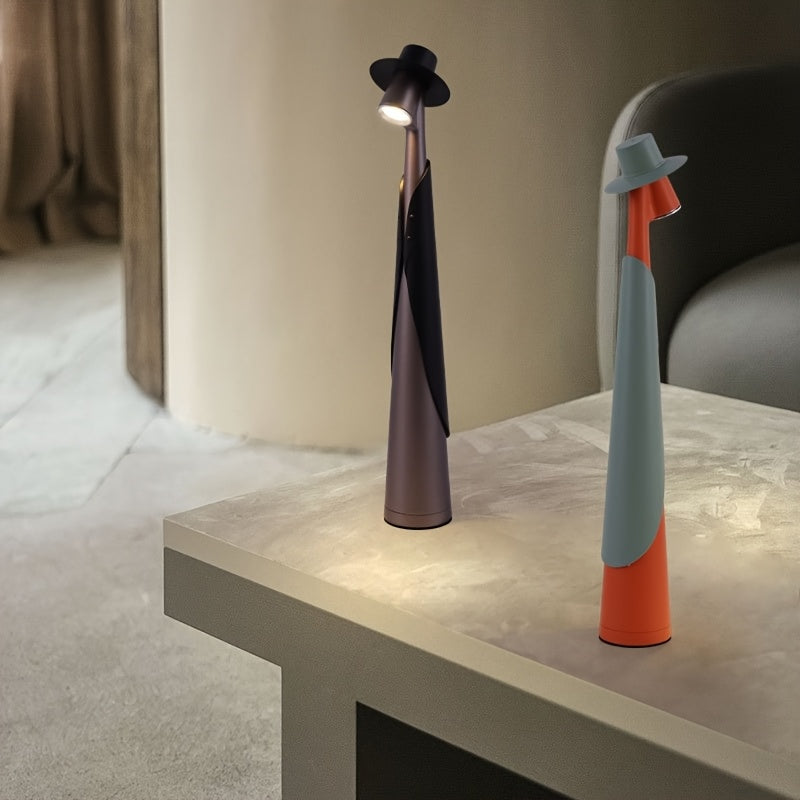 Rechargeable LED Hat-Style Desk Lamp
