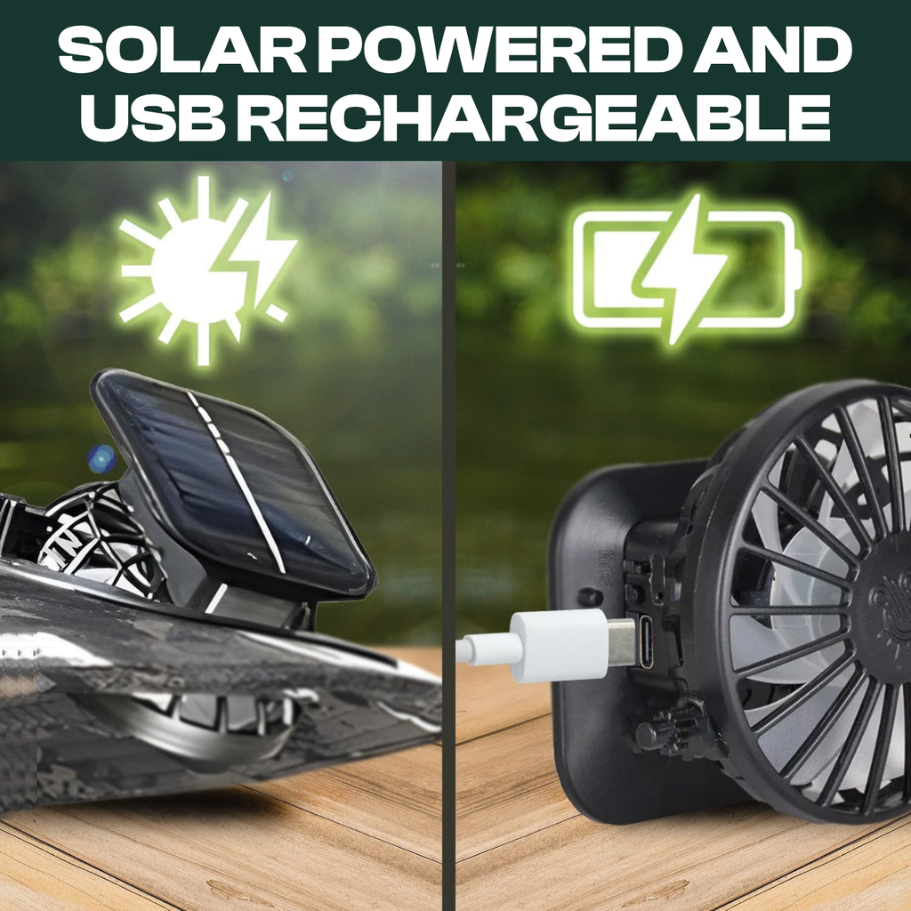 Cooling Bucket Hat with Solar Fan and Quick Dry Wide Brim Design for Outdoor Summer Activities
