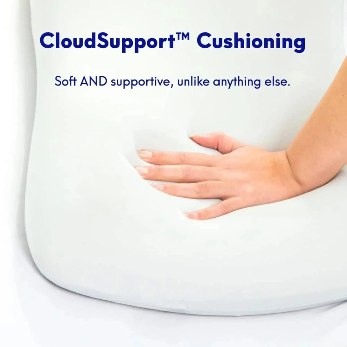 Ergonomic Contour Memory Foam Pillow with Adaptive Shape for Side and Back Sleeping Comfort