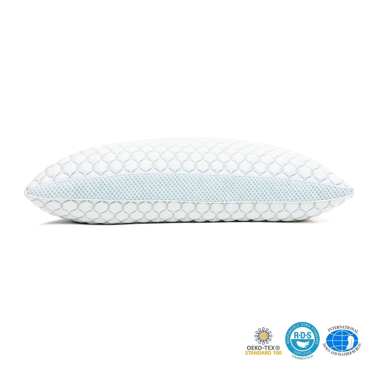 Cooling Shredded Memory Foam Pillow with Adjustable Firmness for Side, Back and Stomach Sleepers