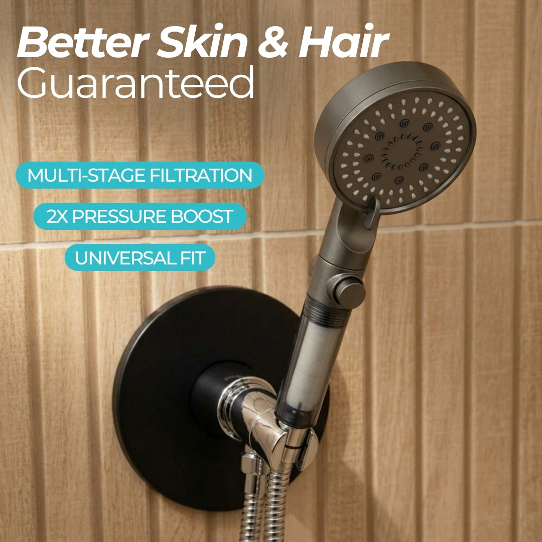 5 Pcs Universal Shower Filter Cartridge Replacement PP Cotton Multi-Stage Filtration for Standard Shower Head Water Filters