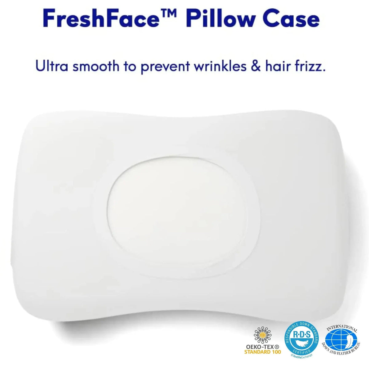 Ergonomic Contour Memory Foam Pillow with Adaptive Shape for Side and Back Sleeping Comfort