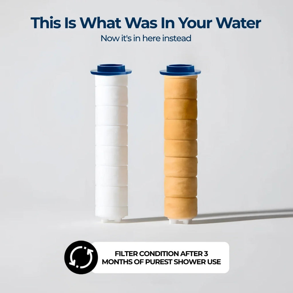 5 Pcs Universal Shower Filter Cartridge Replacement PP Cotton Multi-Stage Filtration for Standard Shower Head Water Filters