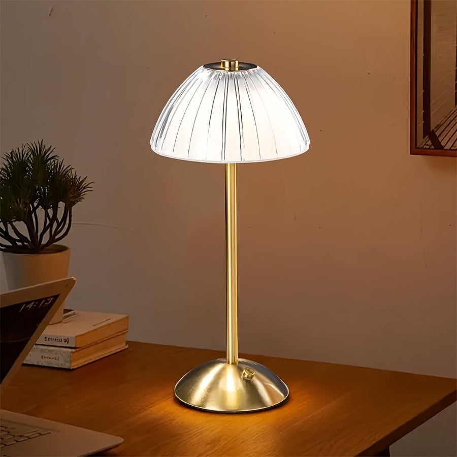 Golden Touch Table Lamp – Stylish, Touch-Activated Lighting for Any Space