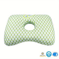 Piercing Pillow with Perforated Center and Adjustable Filling for Side Sleeping and Daily Rest