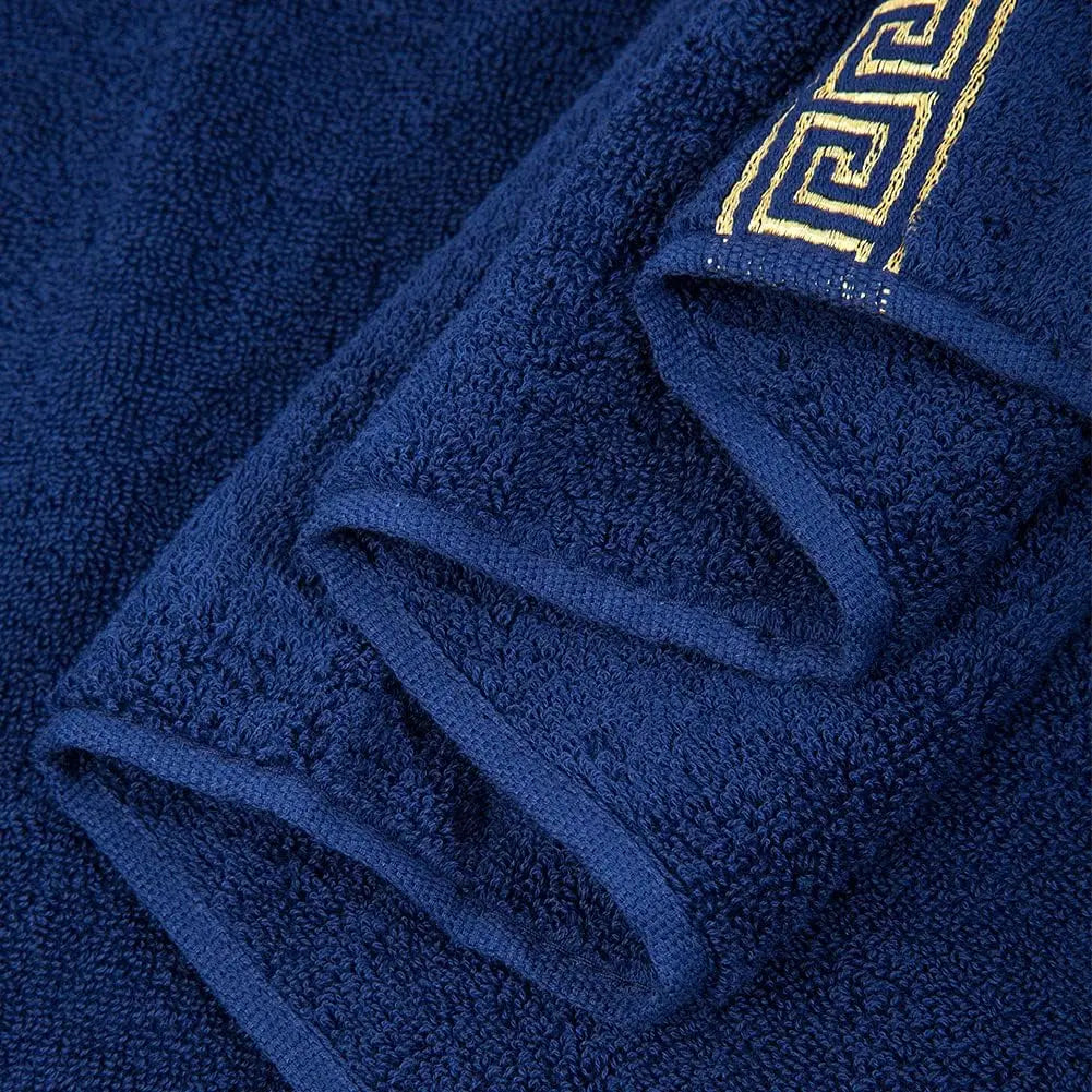 Quick-Dry Cotton Bath Towel Set with Thick Soft Texture for Daily Bathroom Use