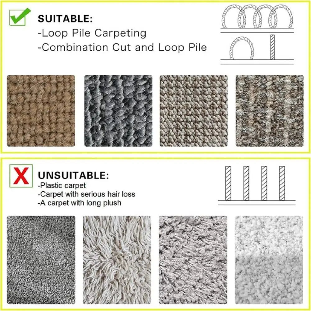 Carpet Cable Cover with Nylon Floor Cord Protector for Office and Home Wire Management