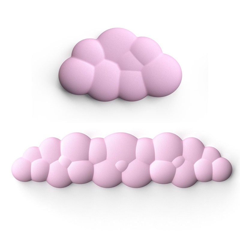 Cloud Wrist Pad with Memory Foam Design for Keyboard and Mouse Desk Use