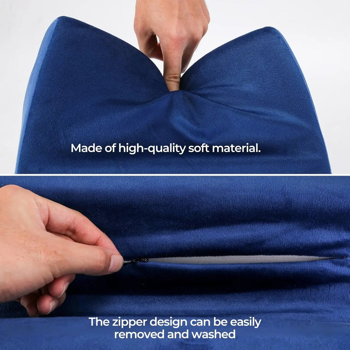 Multi Angle Tablet Holder Cushion Stand with Net Pocket for Reading and Viewing