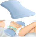 Ergonomic Contoured Support Pillow with Breathable Cover for Comfortable Daily Seated Use