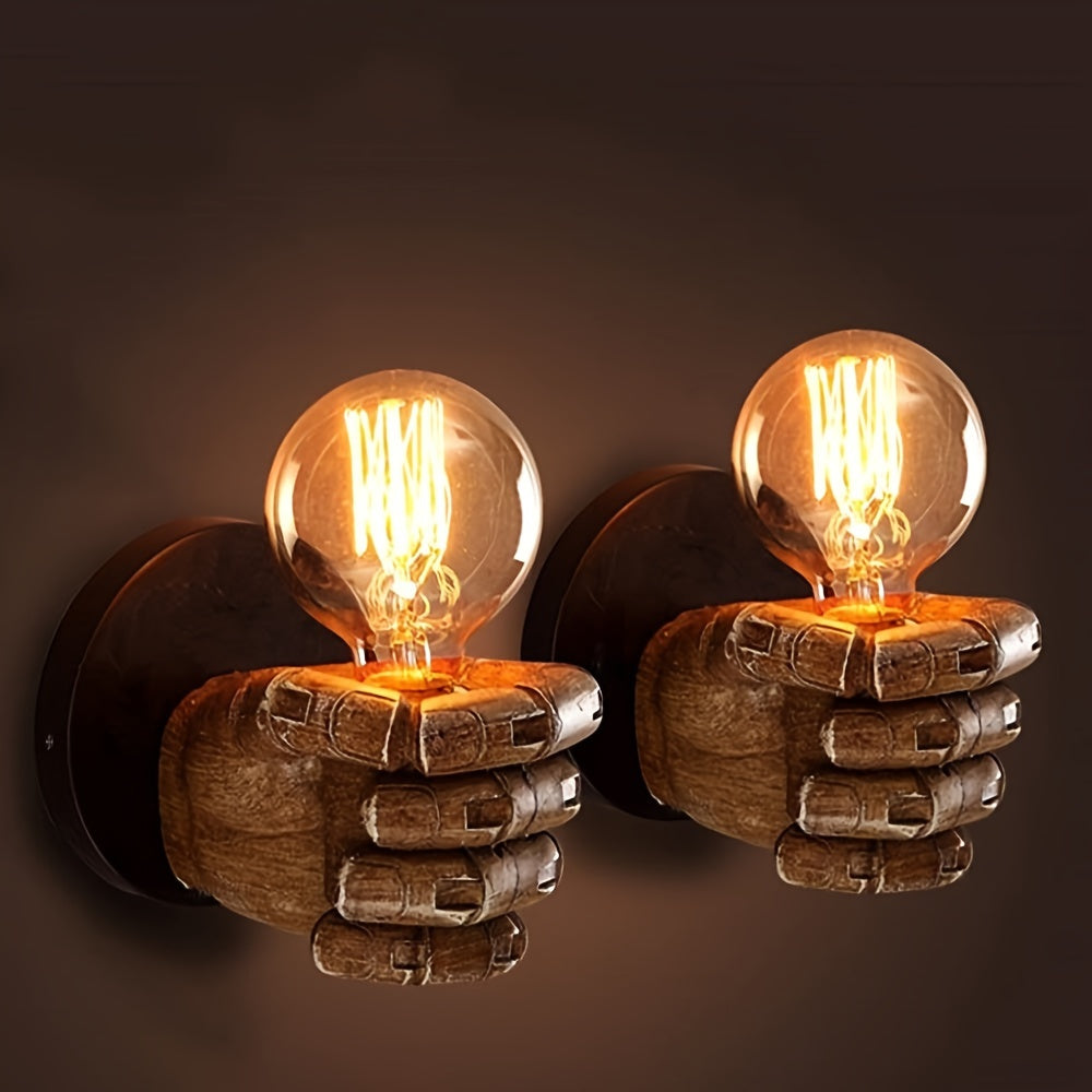 Industrial Handcrafted Wall Lamp