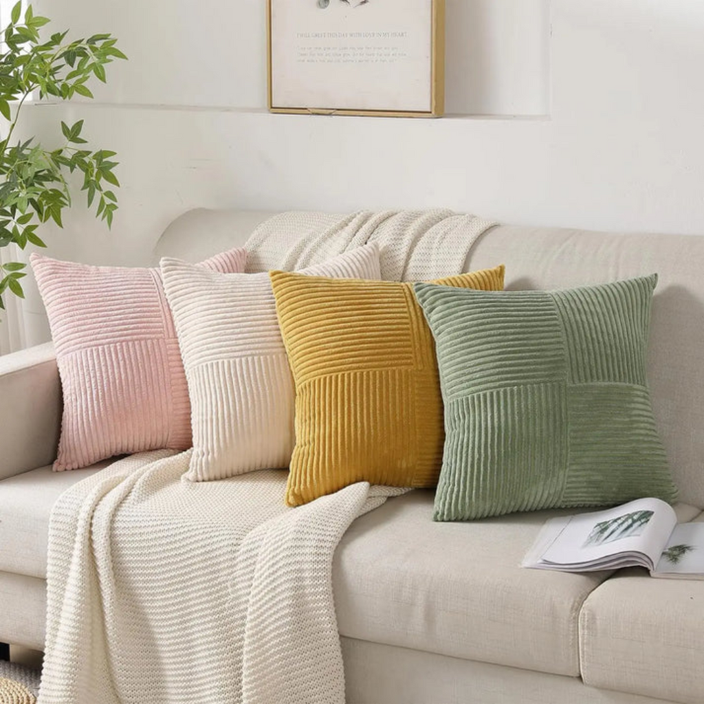 Soft & Stylish Corduroy Cushion Covers