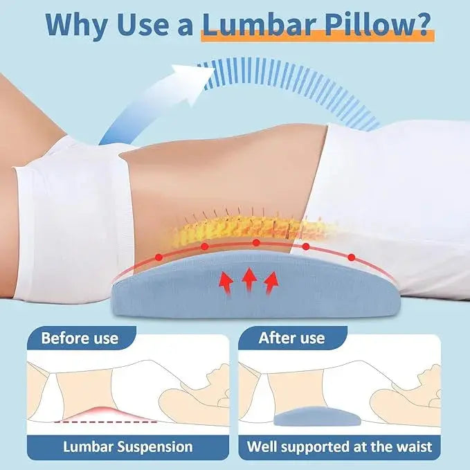 Ergonomic Contoured Support Pillow with Breathable Cover for Comfortable Daily Seated Use