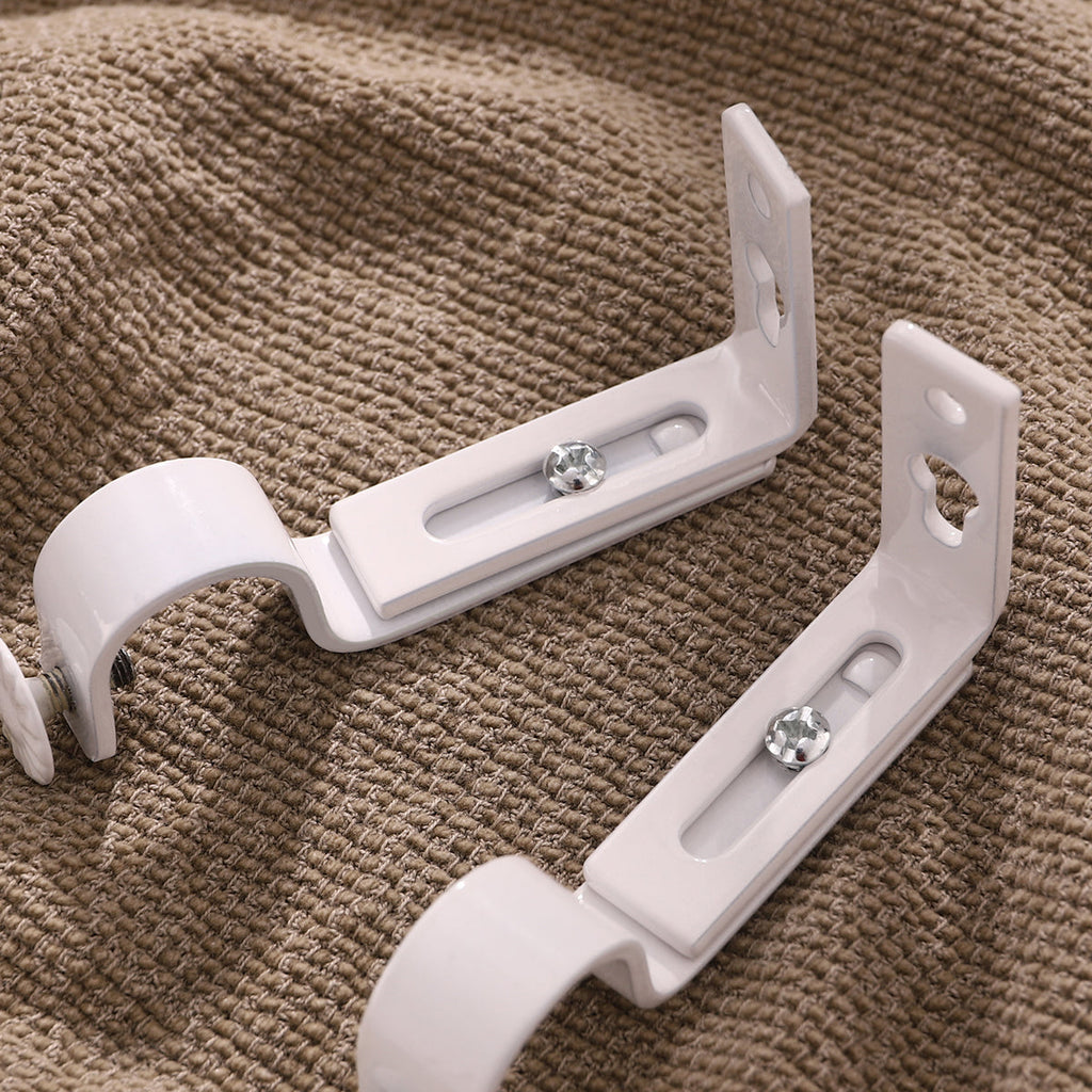 Elegant Curtain Bracket with Adjustable Iron Design for Home Curtain Installation