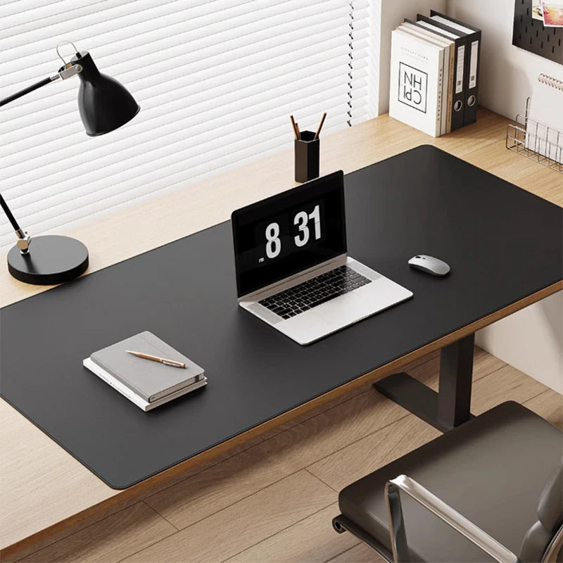 Large PU Leather Desk Pad for Office and Home, Waterproof Non-Slip Desk Protector Mat and Extended Mouse Pad for Keyboard and Desktop Use