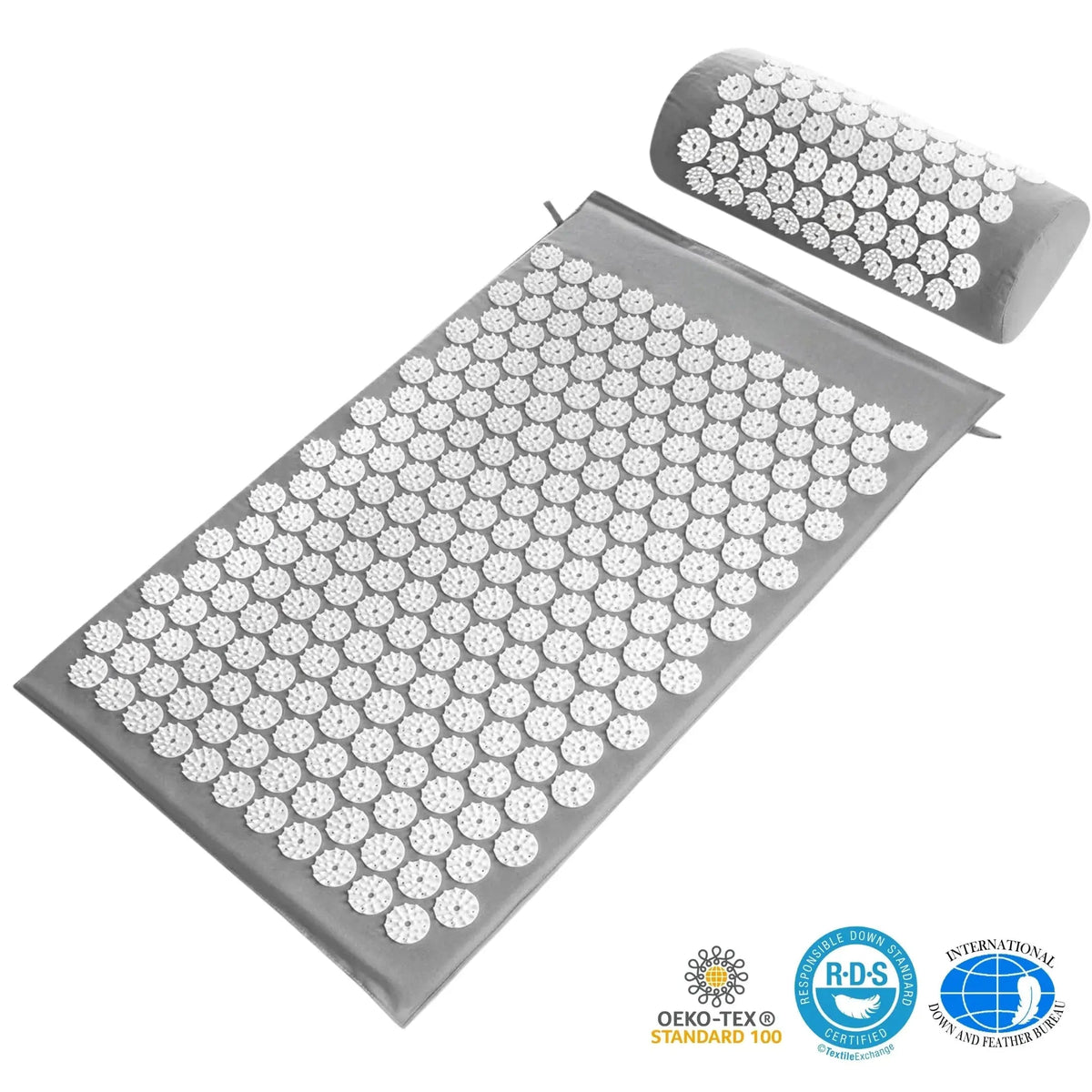 Acupressure Mat and Pillow Set for Back & Neck Pain Relief and Deep Muscle Relaxation